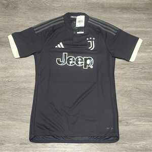 ADIDAS JUVENTUS CARBON CREAM WHITE THIRD KIT SOCCER JERSEY MENS SIZE SMALL